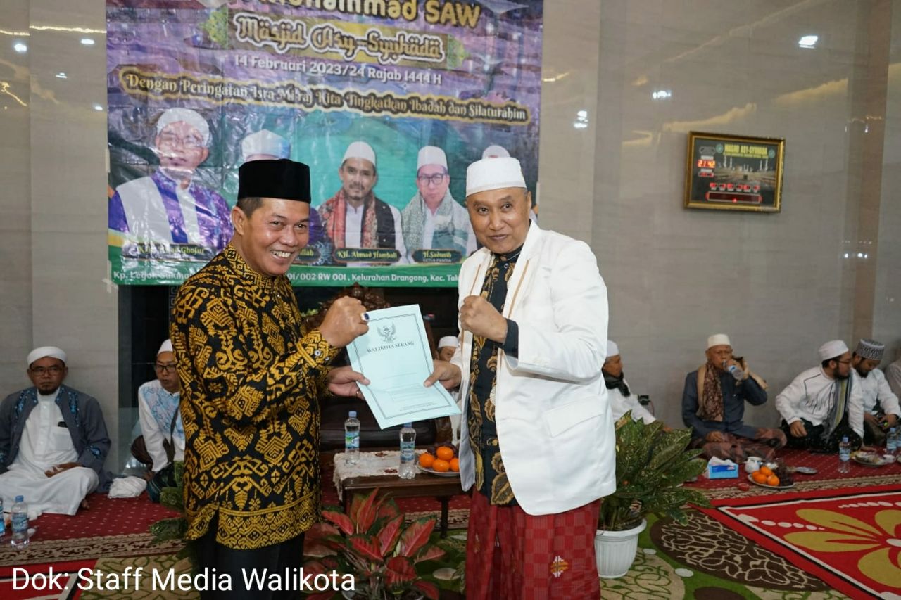 Syafrudin Hadir Dalam Perayaan Isra Mi'raj Masyarakat Legok Sukmajaya