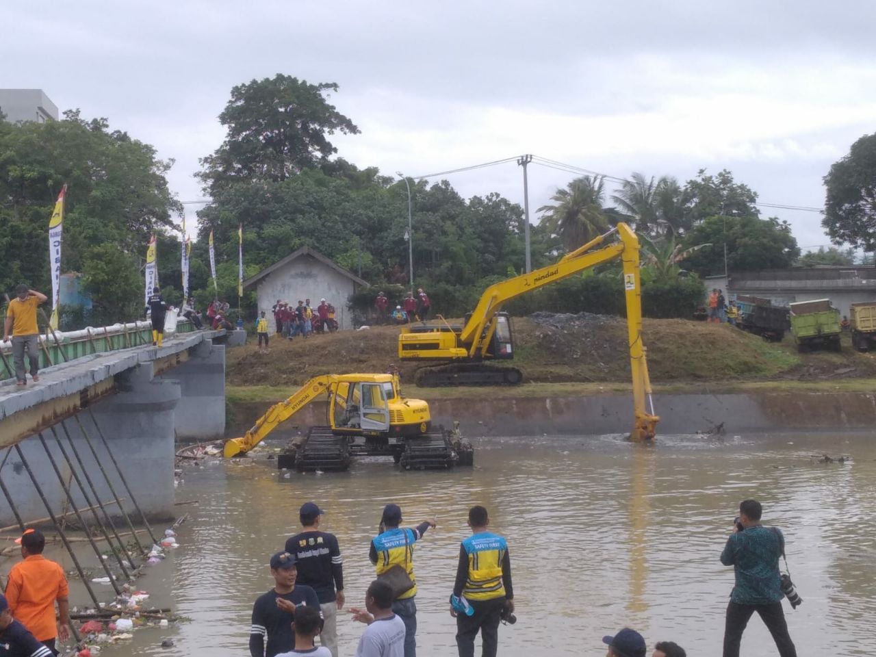 BBWSC3 Bersama Pemkot Serang Inisiasi Bersih-Bersih Sungai Cibanten