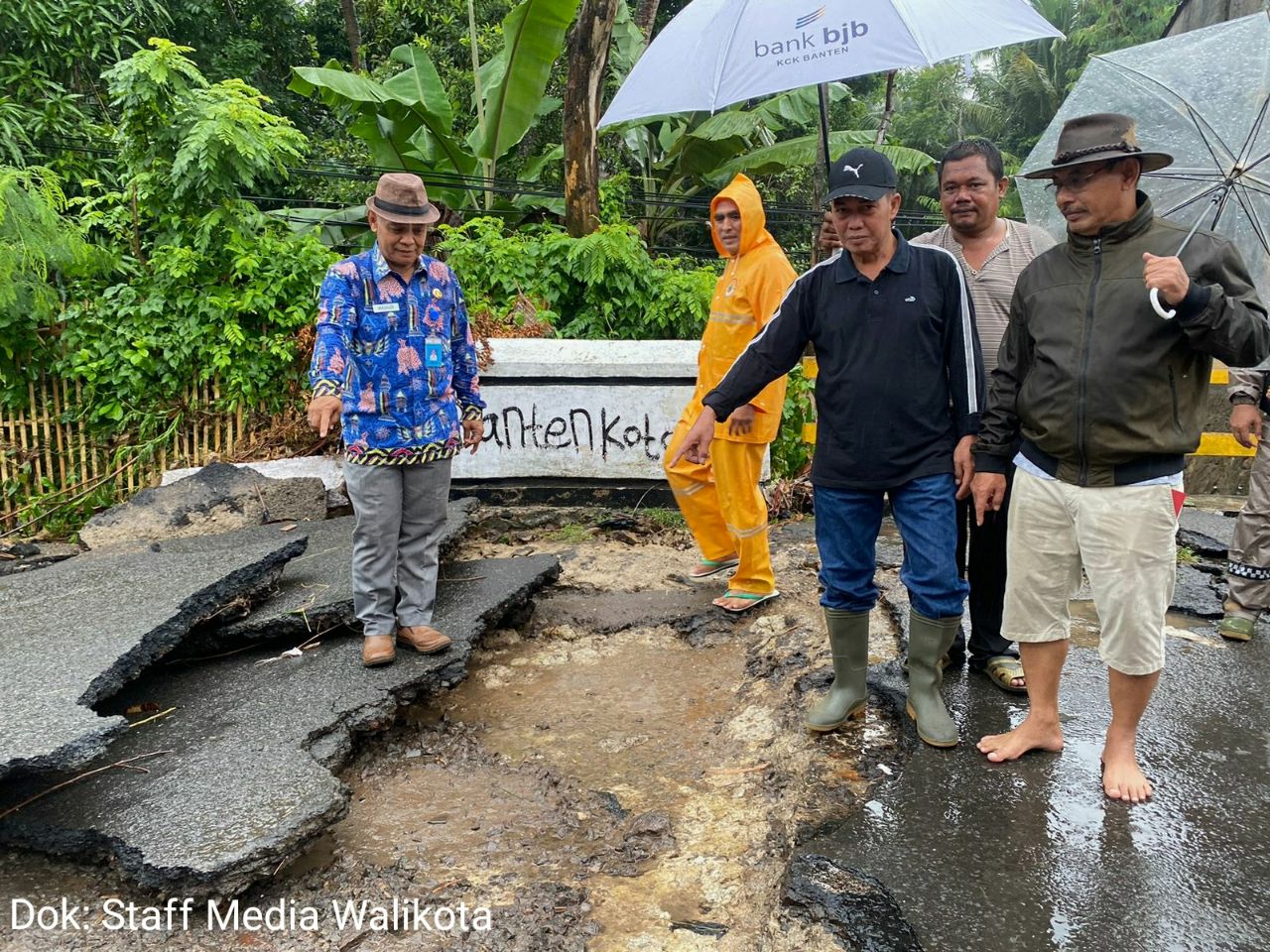 Hujan Satu Malam Kota Serang Kembali Terendam Banjir Dibeberapa Titik