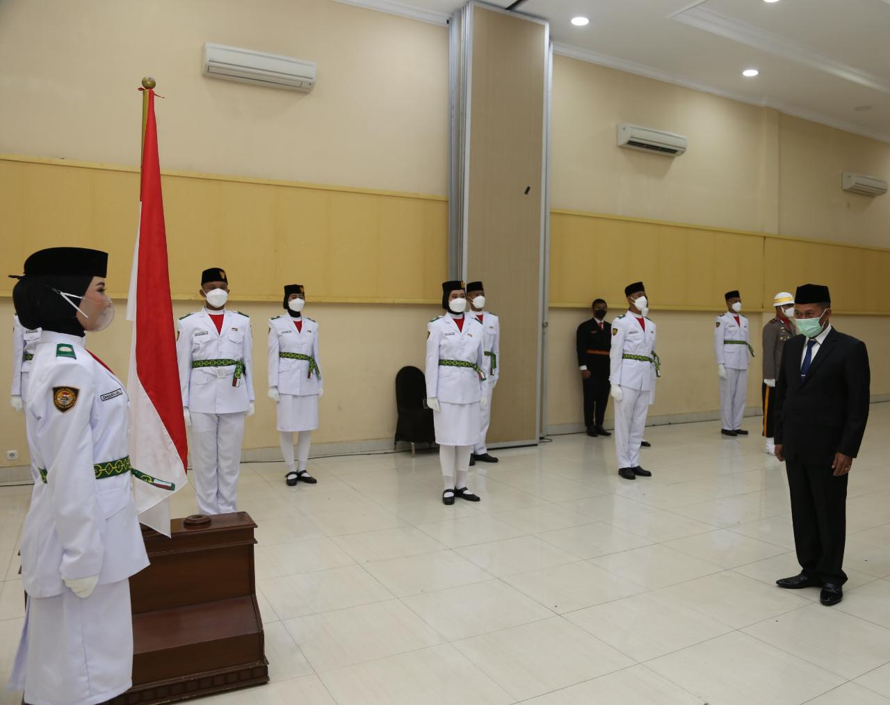 54 Paskibraka Kota Serang Dikukuhkan