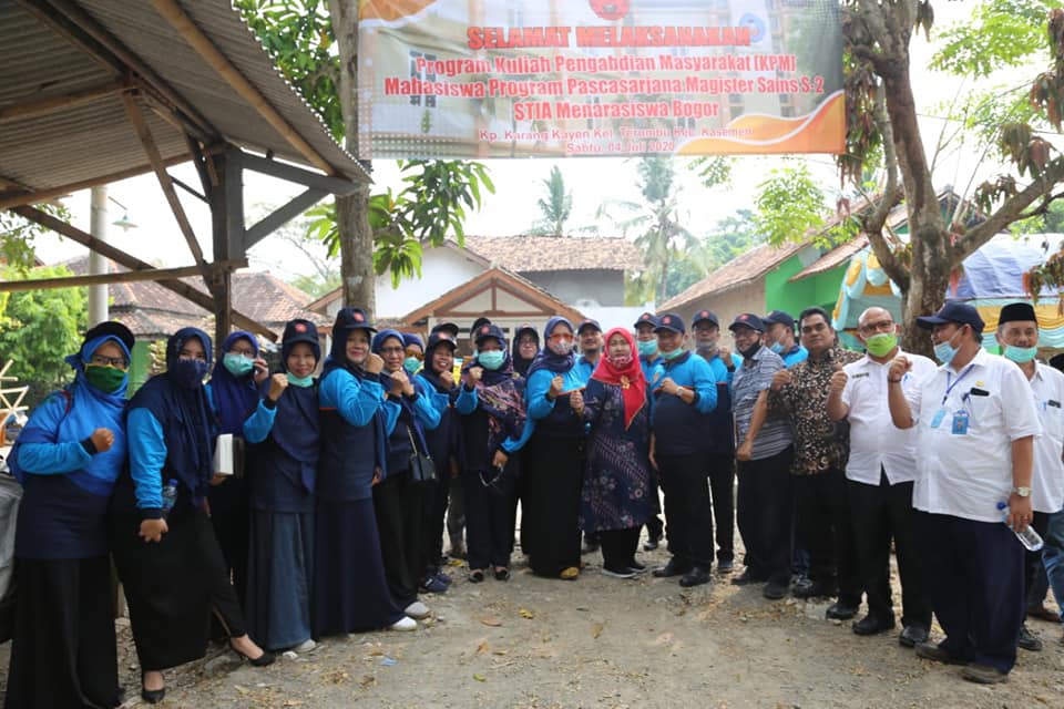Kp.Karang Kayen Kel. Terumbu Dijadikan Lokasi Kuliah Pengabdian Masyarakat STIA Menarasiswa-Bogor
