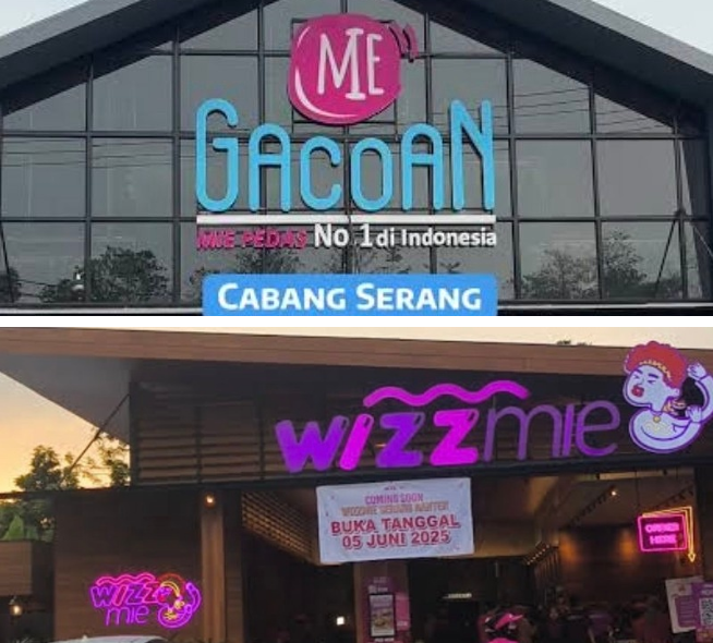 Mie Gacoan dan Wizzmie: Dua Sajian Mie Viral yang Kini Ada di Kota Serang