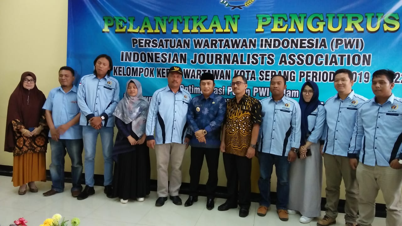 Pengurus PWI Kota Serang Dilantik