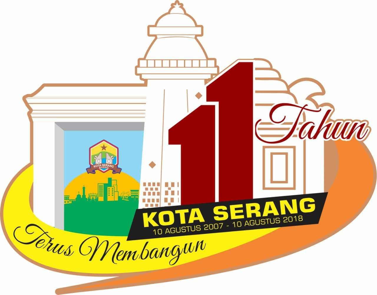 Logo HUT Kota Serang ke 11