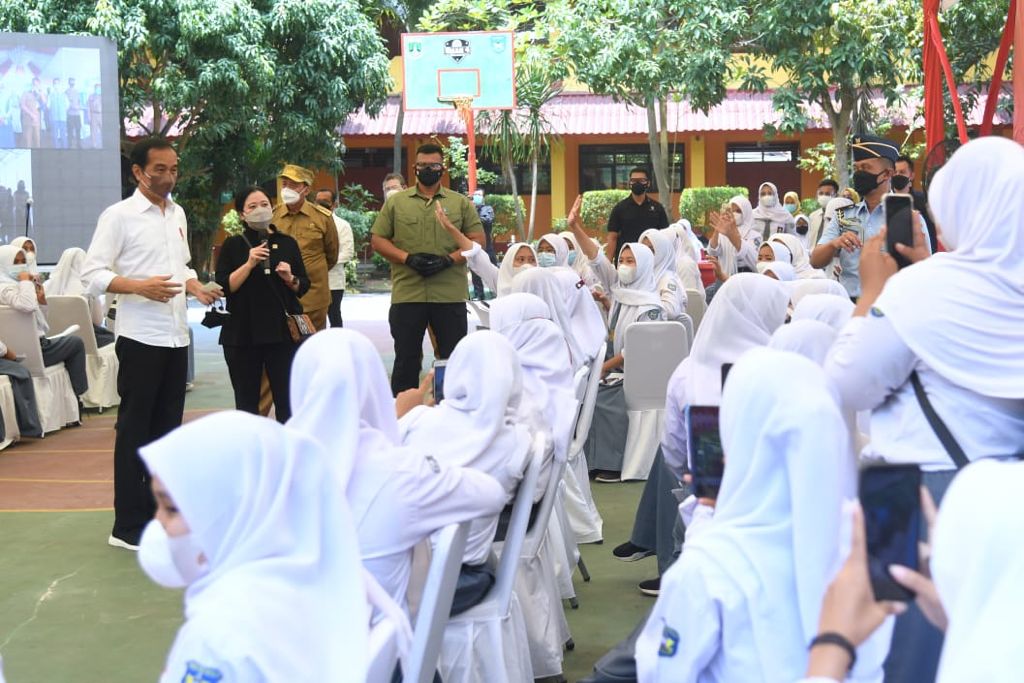 Presiden Apresiasi Kecepatan Vaksinasi di Provinsi Banten