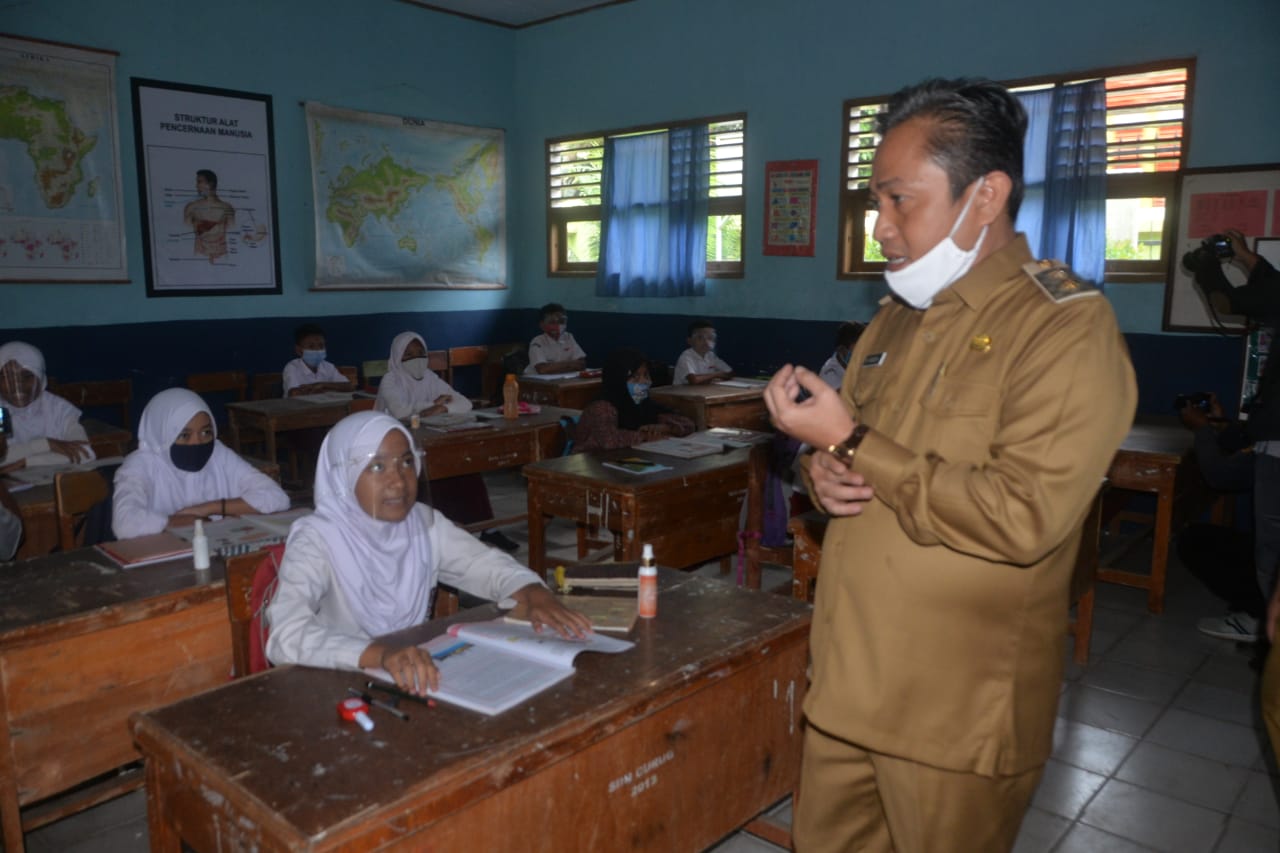 Wakil Walikota Tinjau Pelaksanaan Sekolah Tatap Muka