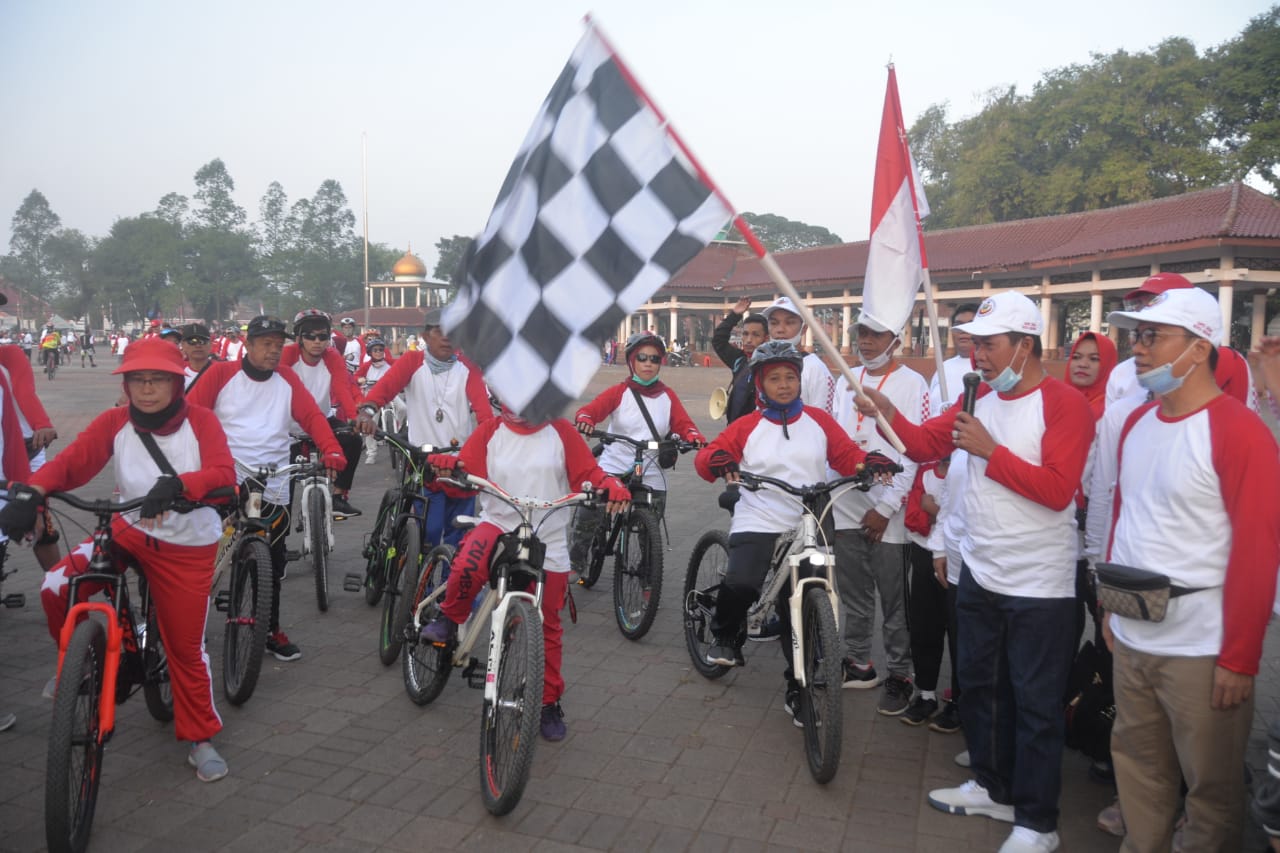 Syafrudin Lepas Acara Fun Bike