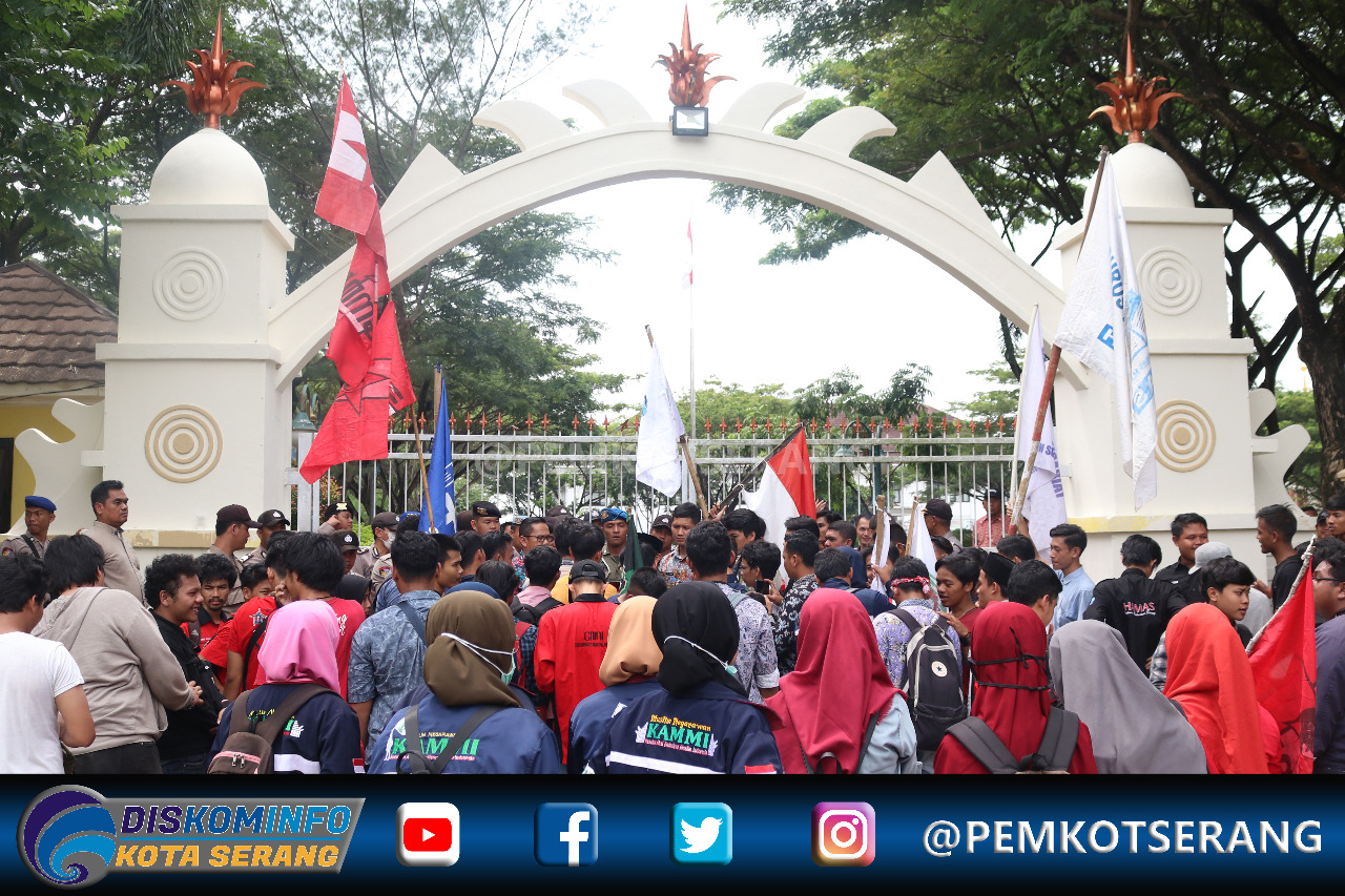Demo Terkait Kinerja 100 Hari Pemerintah Kota Serang