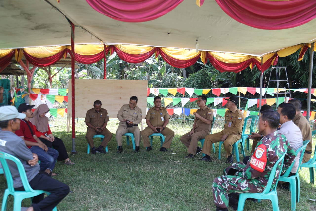 Sekertaris Daerah Kota Serang Monitoring Kesiapan Pelaksaan Pemilu di 3 Kecamatan Meliputi Kec. Cipocok Jaya, Kasemen dan Walantaka