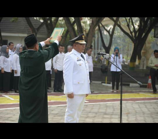 Gubernur Banten Lantik Ade Aryanto Sebagai Penjabat Walikota Serang