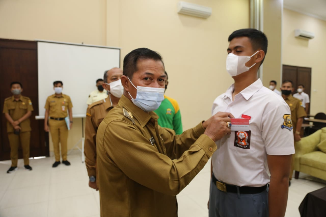 54 Siswa-siswi Mengikuti Pelatihan Paskibra Hari Ulang Tahun Ke 76 Republik Indonesia Tingkat Kota Serang