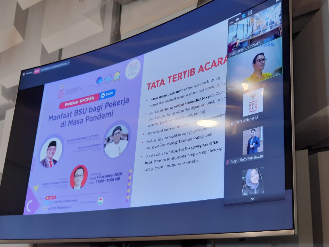 Webinar Manfaat BSU Bagi Pekerja Di Masa Pandemi