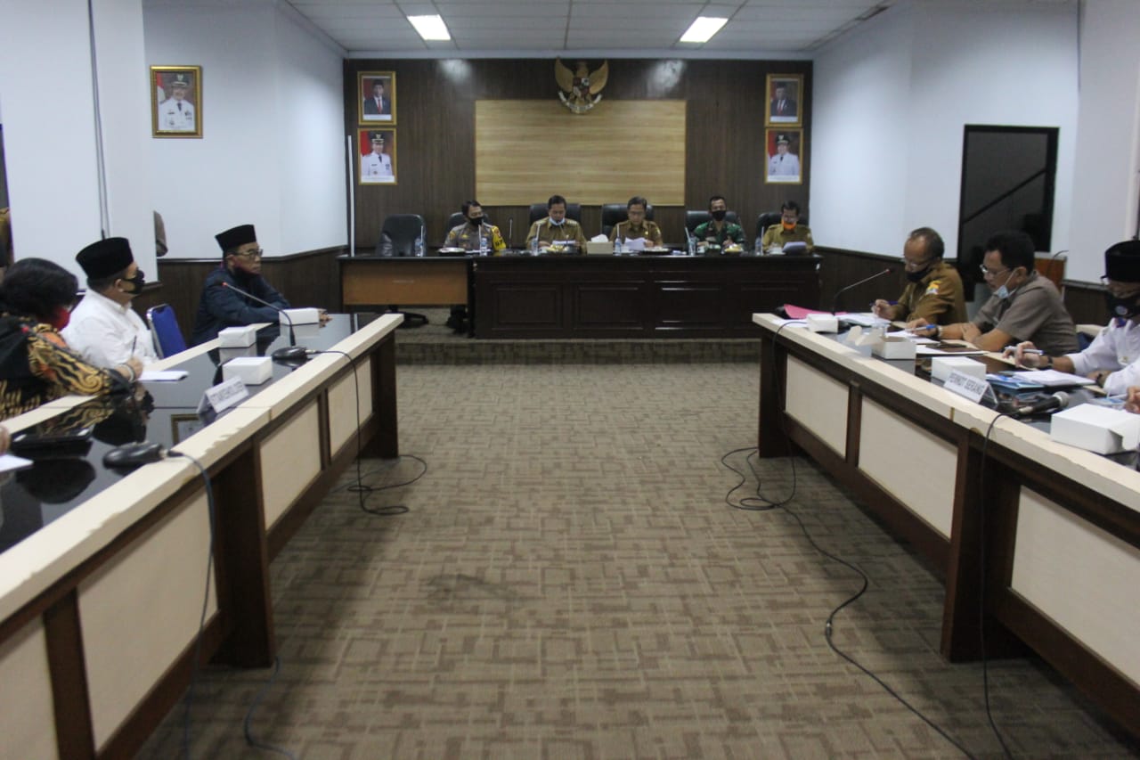 Pemkot Serang Gelar Rapat Koordinasi Terkait Aturan New Normal
