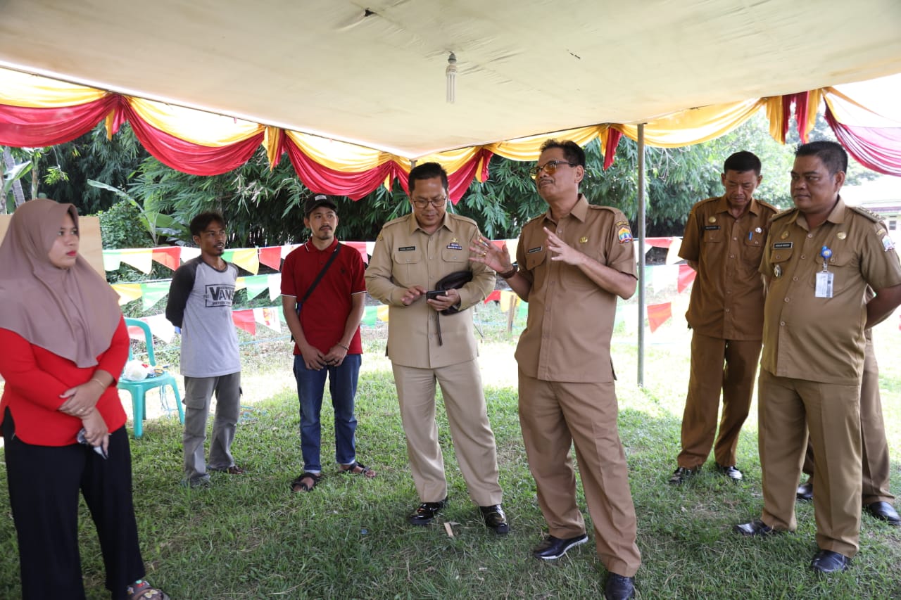Sekertaris Daerah Kota Serang Monitoring Kesiapan Pelaksanaan Pemilu di 3 Kecamatan Meliputi Kec.Cipocok Jaya,Kasemen dan Walantaka