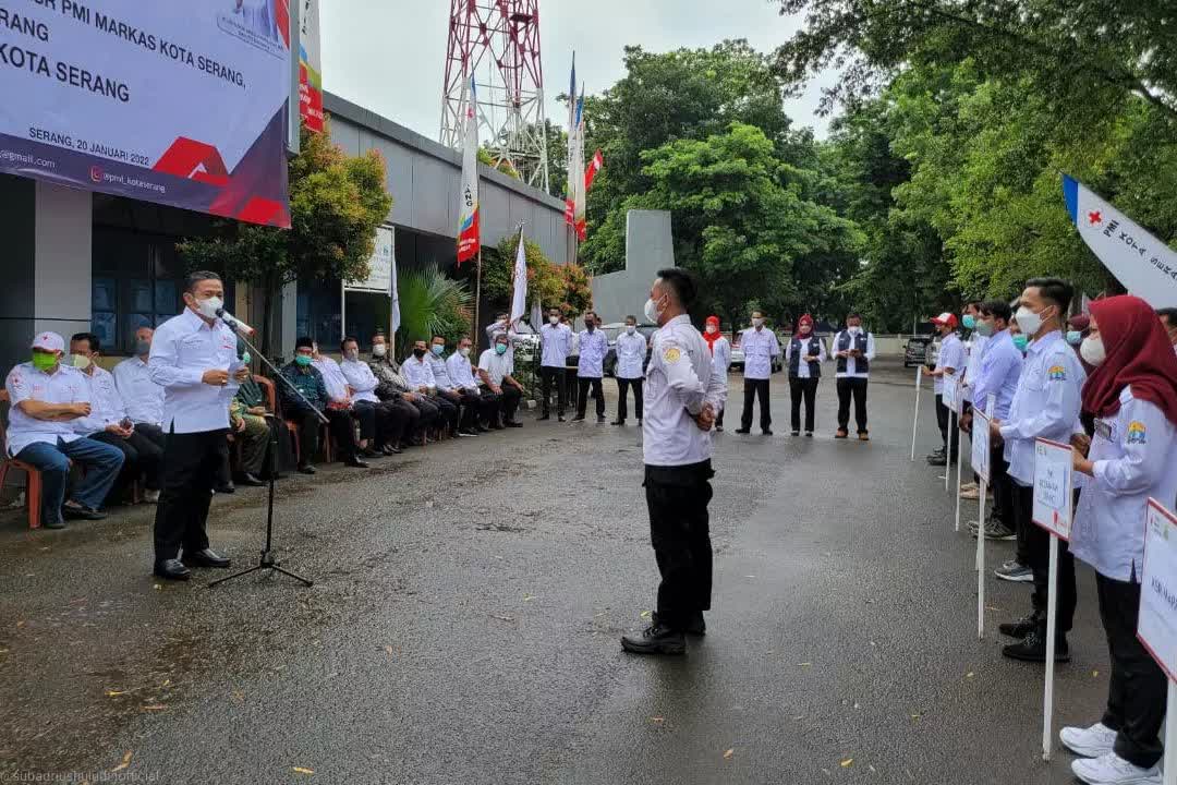 Subadri Dampingi Pelantikan Kepengurusan PMI Kecamatan