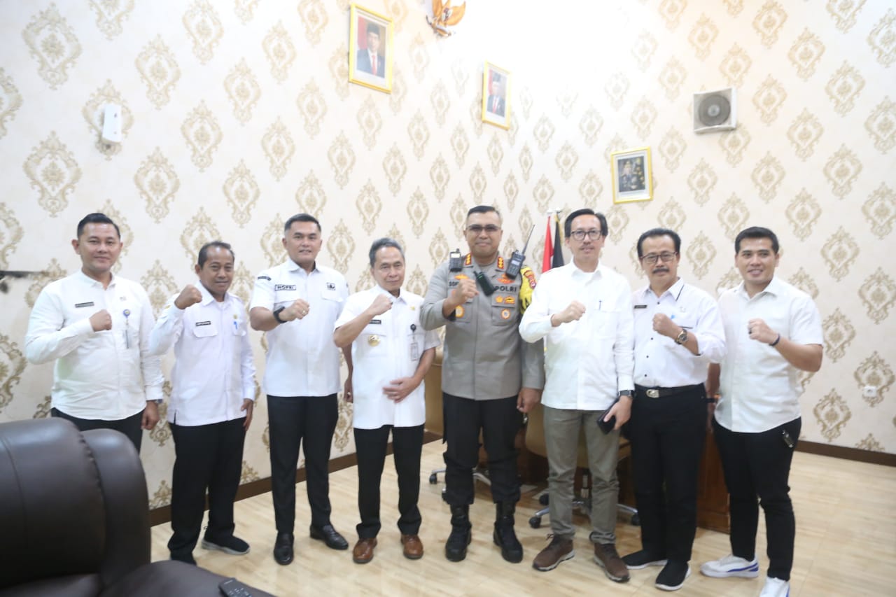 Kunjungan PJ Walikota ke Polresta Kota Serang
