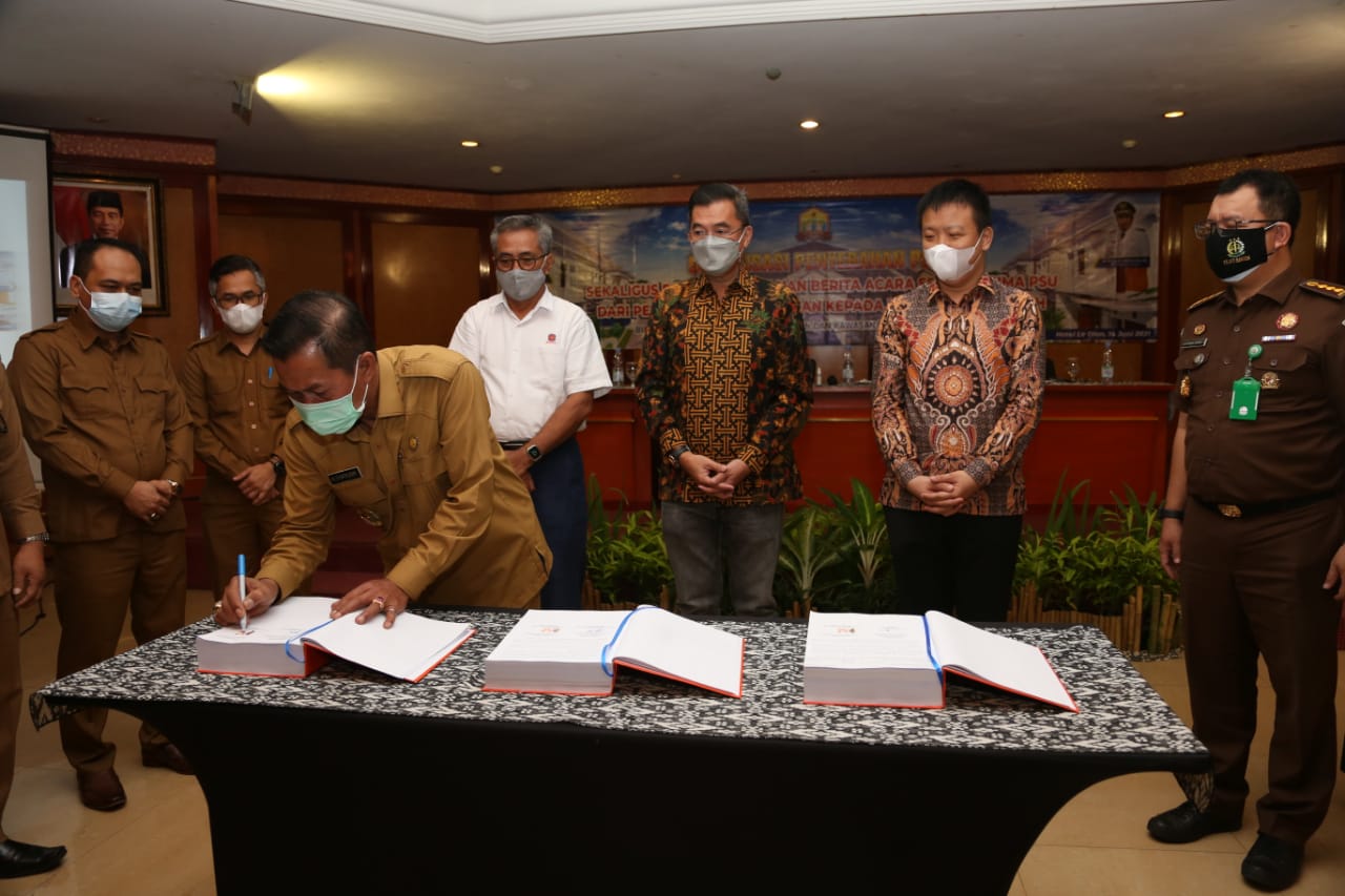 Enam PSU Perumahan Hari ini diserahkan ke Pemkot Serang