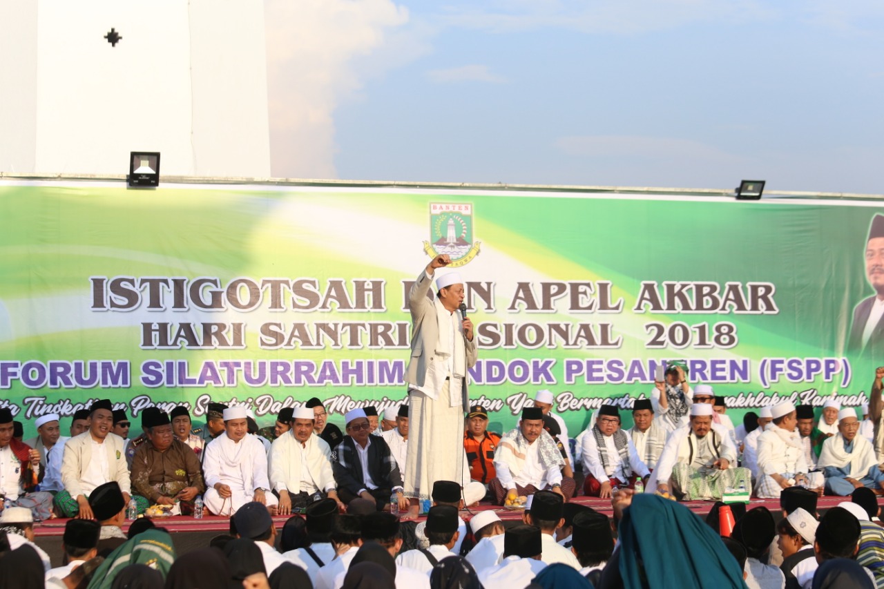 Gubernur Rayakan Hari Santri di Kesultanan Banten Lama
