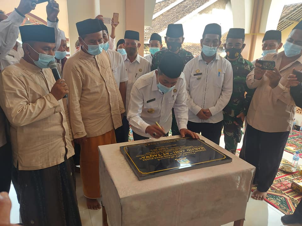 Walikota Resmikan Pembangunan Masjid Jami At-Taqwa Umbul Tengah