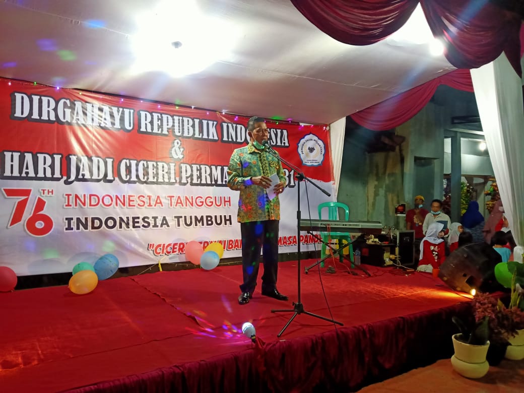 Walikota Menutup Acara HUT Ciceri Permai dan HUT RI Serasa Bernostalgi