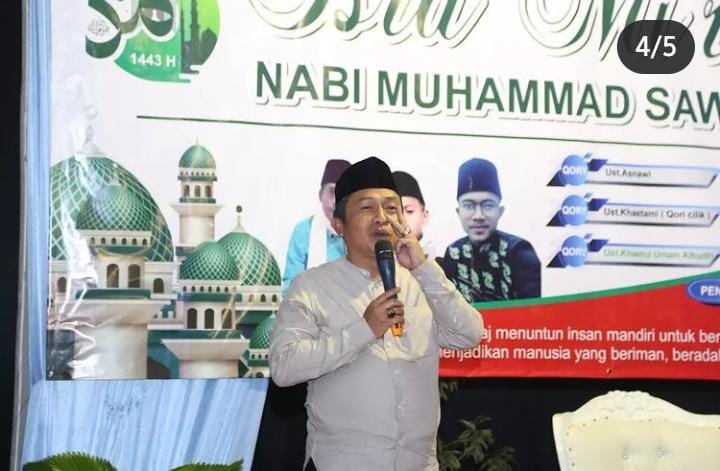 Wakil Walikota Resmikan Masjid Baitu Muslim kel. Banjar Agung 15/02 
