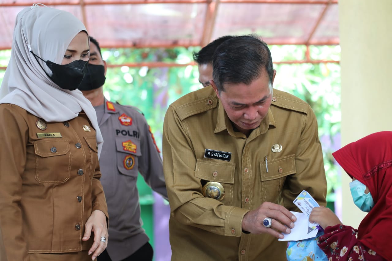 110 Anak Yatim di Kecamatan Curug Dapatkan Santunan