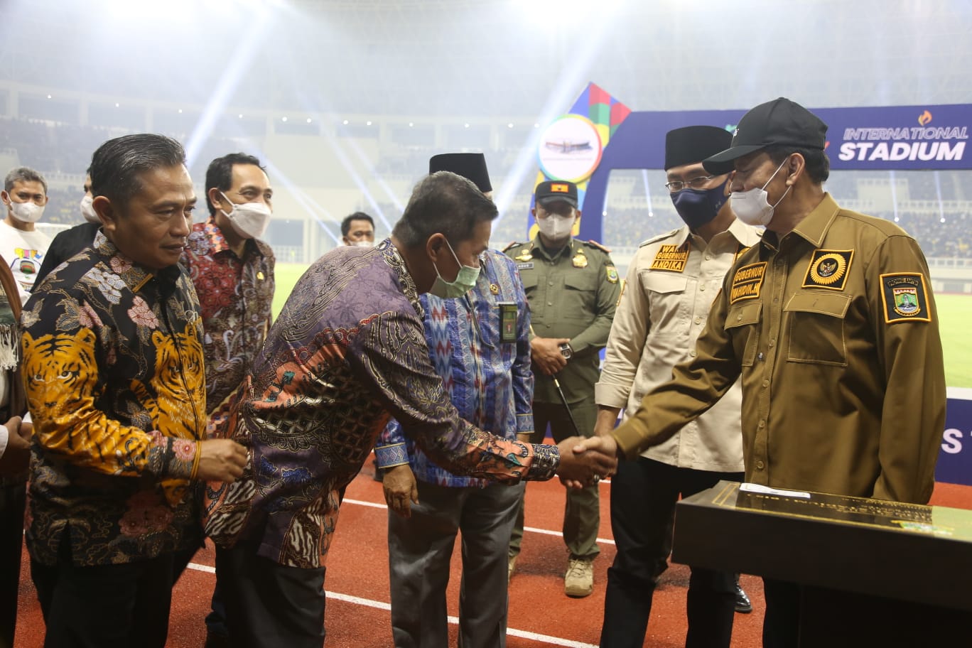 Peresmian Banten Internasional Stadium Meriah
