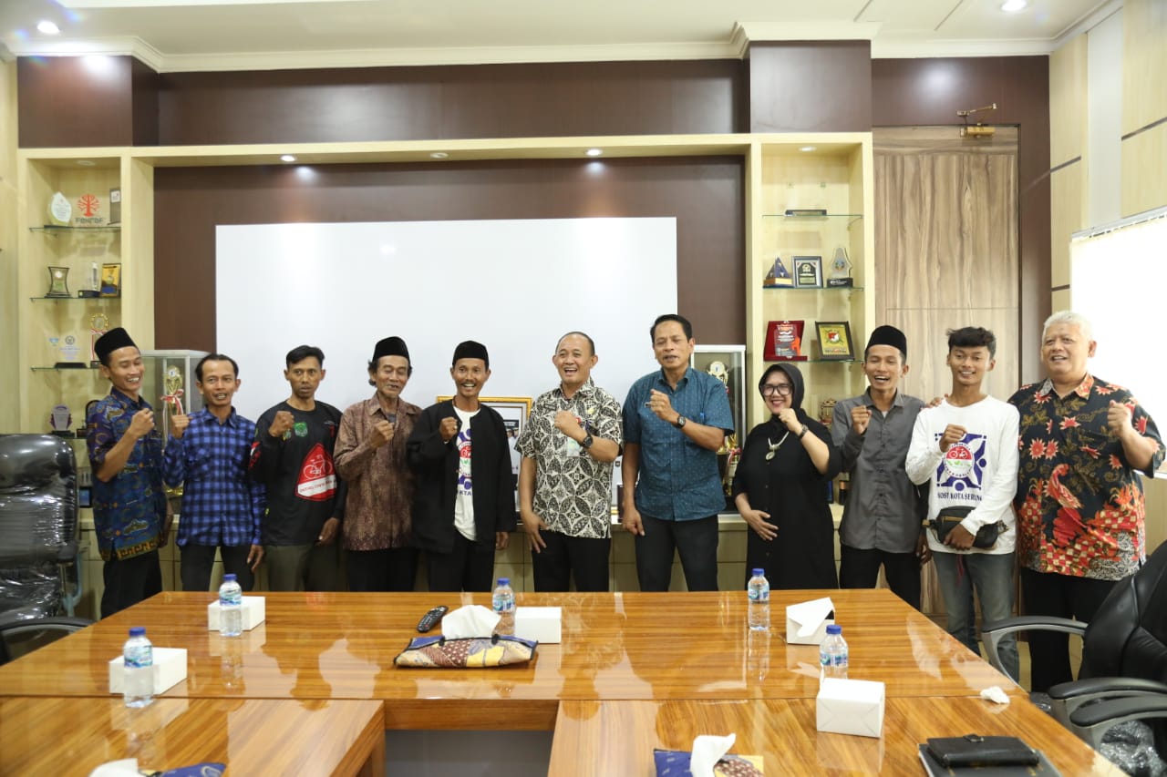 Sampaikan Rencana Kegiatan Nasional, KOSTI Kota Serang Kunjungi Pemkot Serang