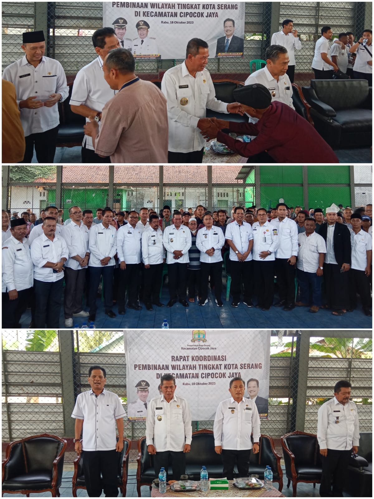 Walikota dan Wakil Hadir di Pembinaan Wilayah Tingkat Kota Serang di Cipocok Jaya