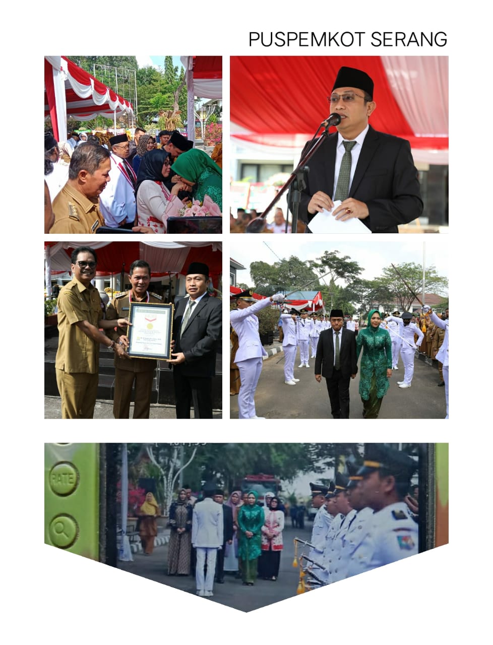 Purna Tugas H. Subadri Ushuluddin Wakil Walikota Serang Dilakukan Dalam Apel Pagi Rutin Hari Senin