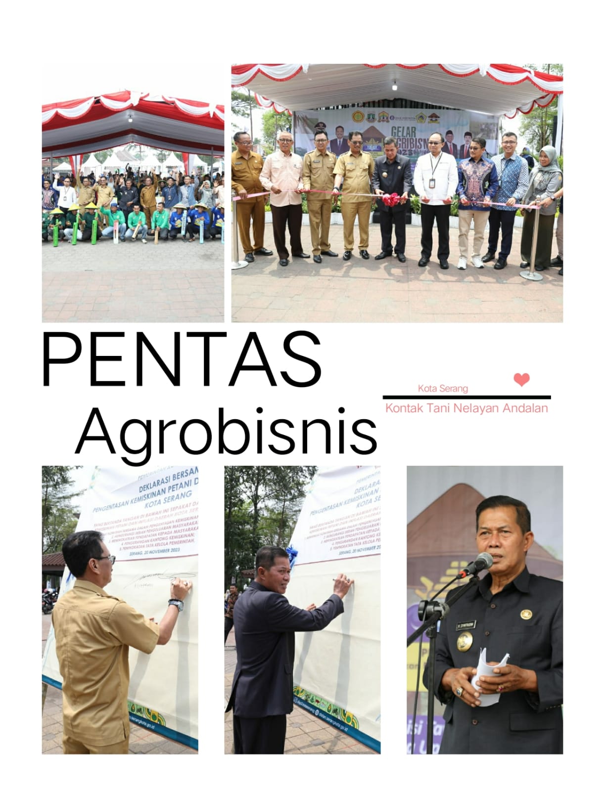 Walikota membuka PENTAS dan Gelar Agrobisnis Kota Serang Tahun 2023
