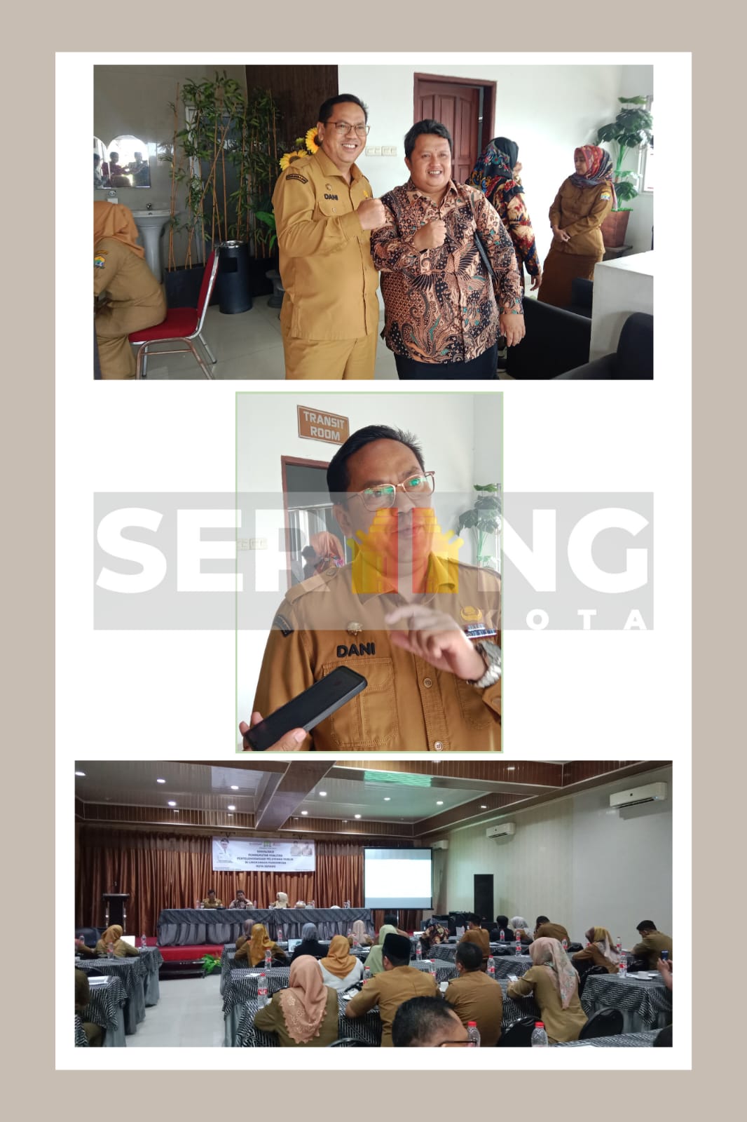 Ombudsman Perwakilan Banten Berikan Penghargaan Pelayanan Publik Kepada 5 OPD di Lingkungan Pemkot Serang.