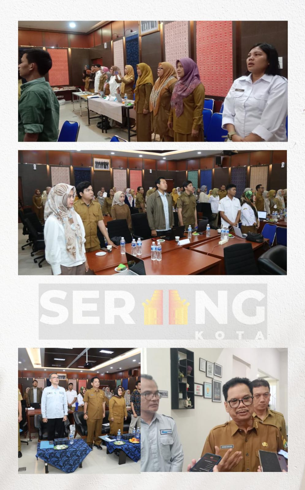 Pemkot Serang Melalui Diskominfo Kota Serang Menjalin Kerjasama dengan BPS Kota Serang & USAID ERAT Provinsi Banten Membangun Satu Data Kota Serang