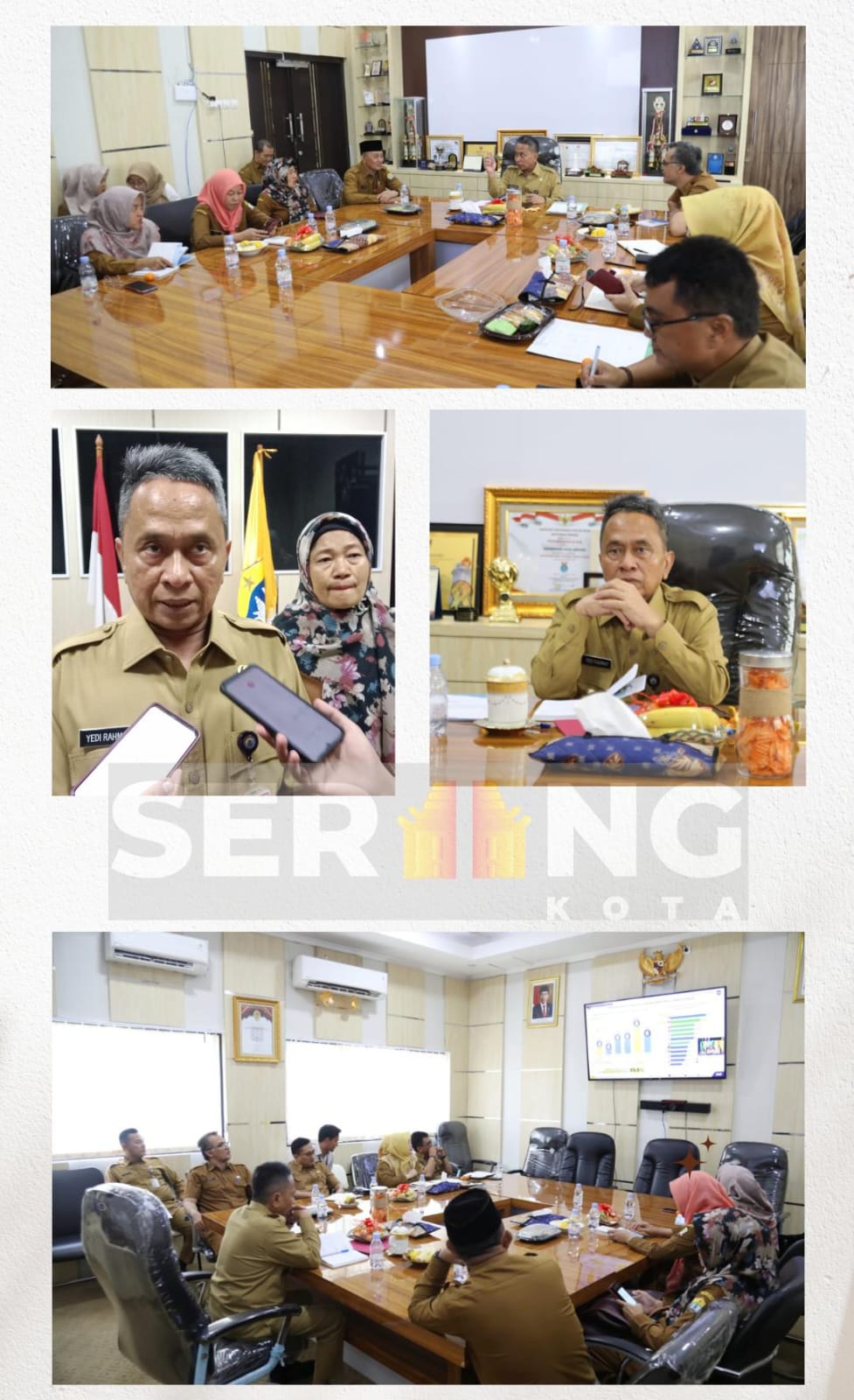 Pj Walikota Serang Rapat Koordinasi Pengendalian Inflasi Lintas Kementerian, Pj Walikota Serang: Alhamdulillah Inflasi Kota Serang dibawah Nasional diangka 2,06