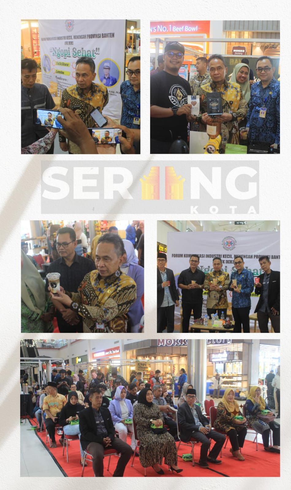 Pj Walikota Serang Membuka Festival Kopi Banten di MOS, Pj Walikota: Kegiatan UMKM terus di Tingkatkan Agar Roda Perkonomian di Kota Serang bisa Berjalan