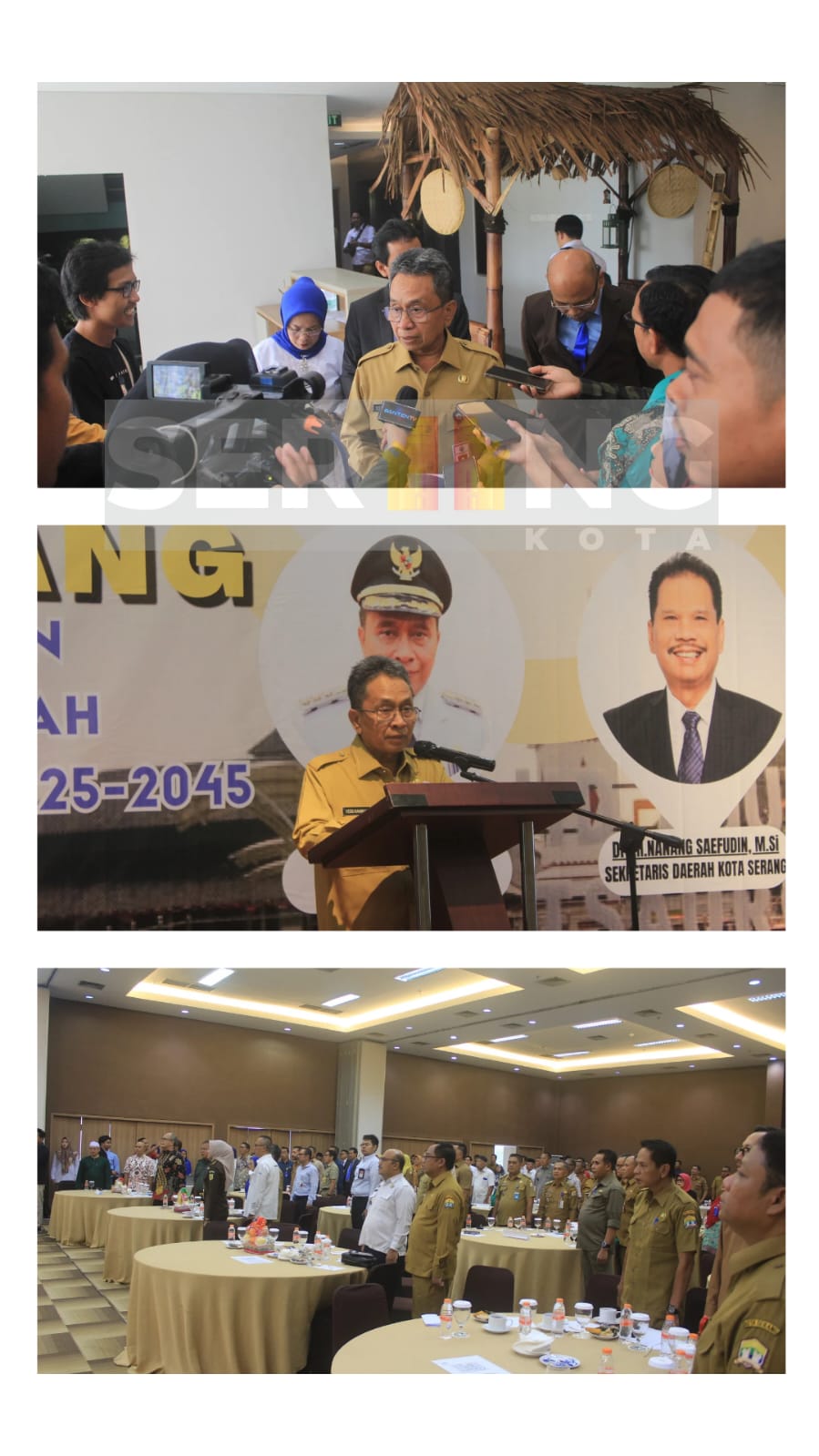 Pj Walikota Serang membuka RPJPD Kota Serang tahun 2025-2045, Pj Walikota rencanakan E-parking di Kota Serang.