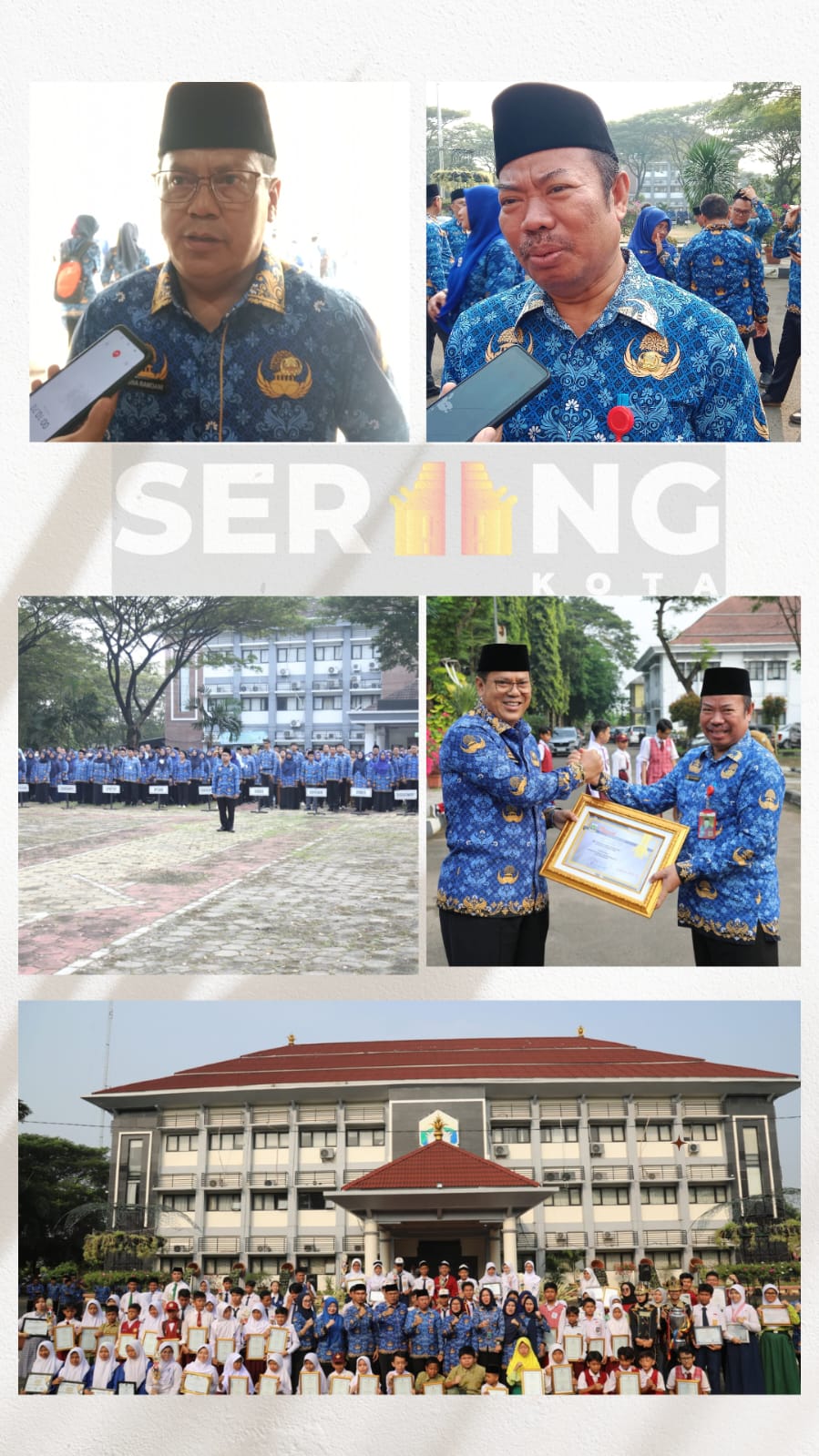 Kota Serang bertabur prestasi tingkat Kota Provinsi dan Nasional, Pemkot Serang akan lakukan pembinaan ke langkah lebih tinggi.