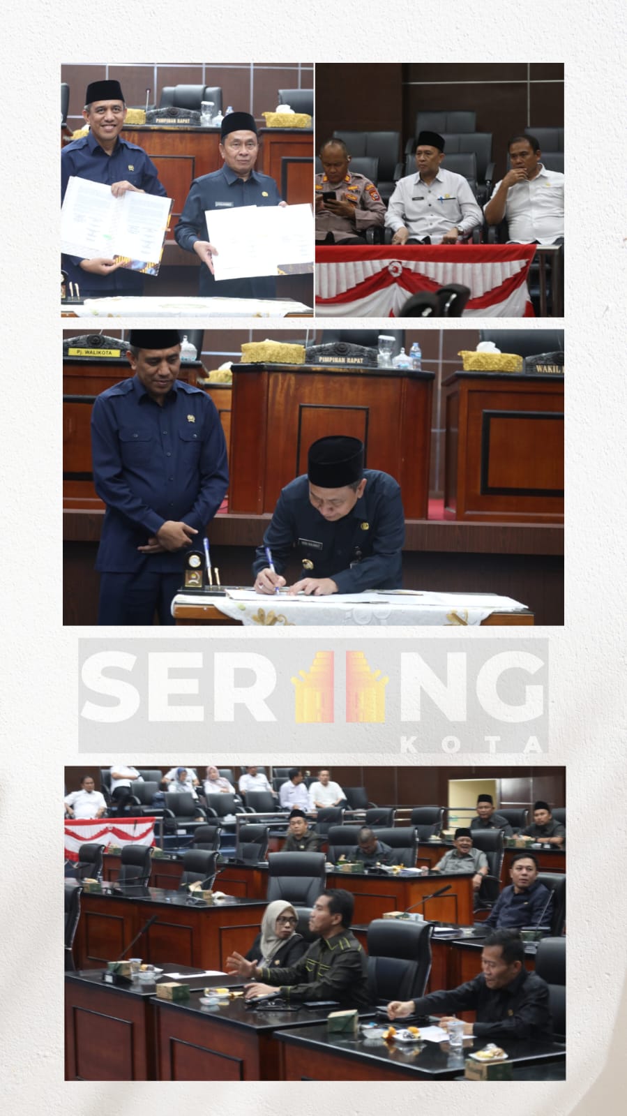 Selesaikan Defisit Anggaran, DPRD Kota Serang setujui perubahan.