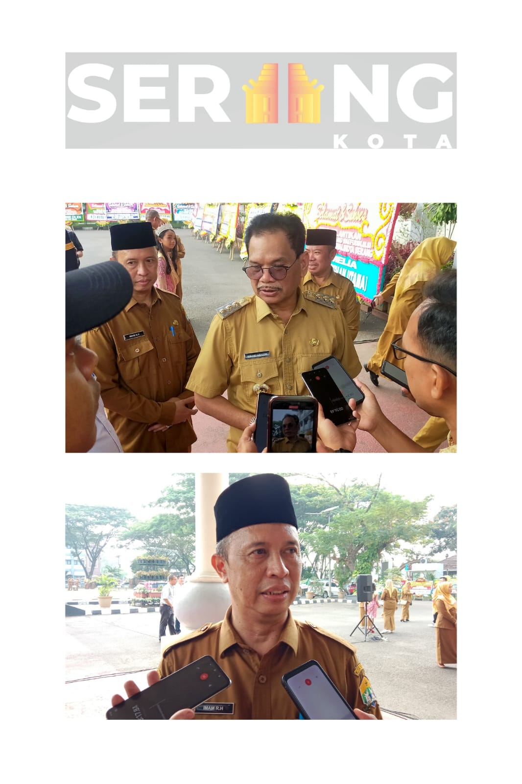 Pj Walikota Serang Nanang Saefudin tunjuk Imam Rana Hardiana sebagai Plh Sekda Kota Serang.