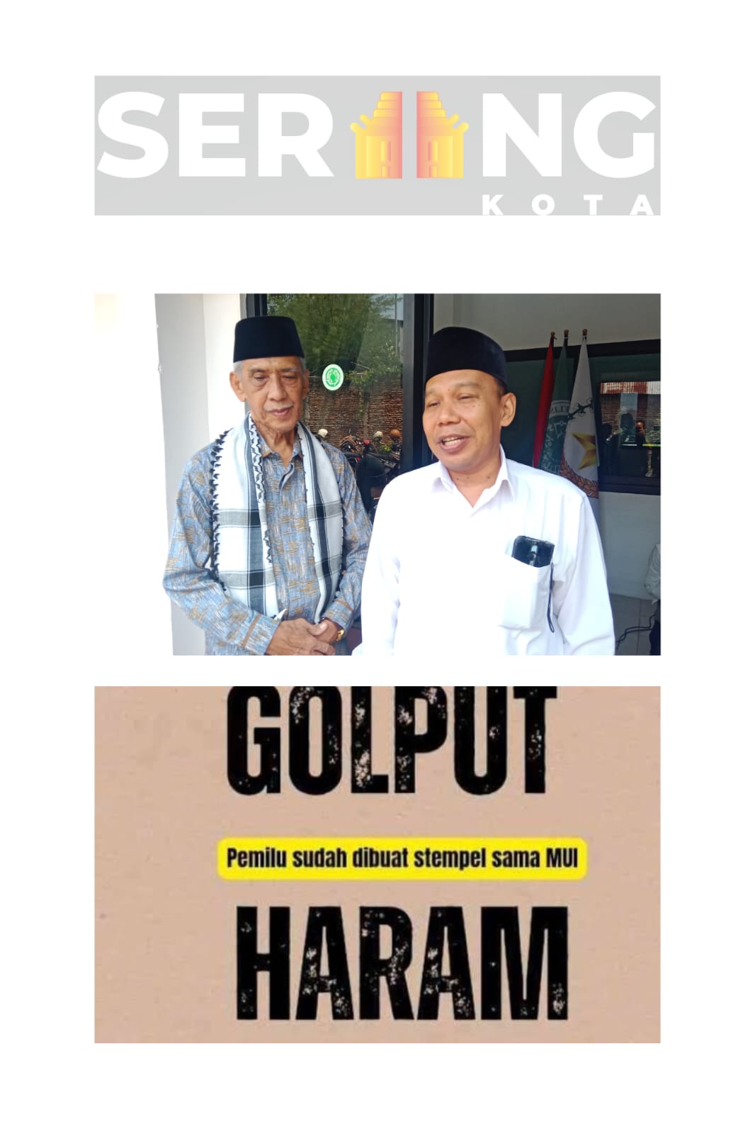 Masyarkat Gunakan Hak Pilih, MUI haramkan Golput.