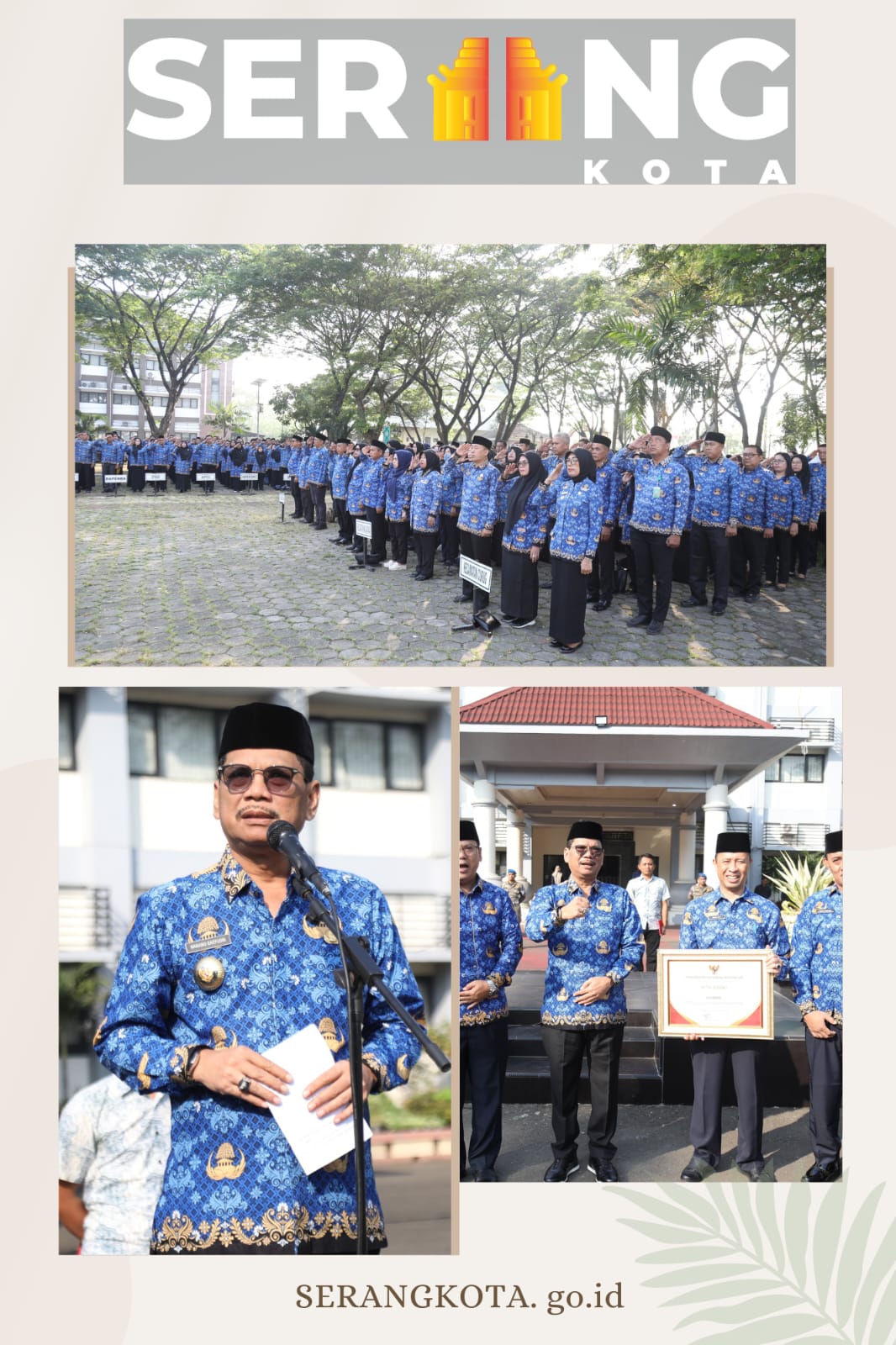 Peringati Hari Kesaktian Pancasila, Pj Walikota Serang: "Bersama Pancasila Kita Wujudkan Indonesia Emas".