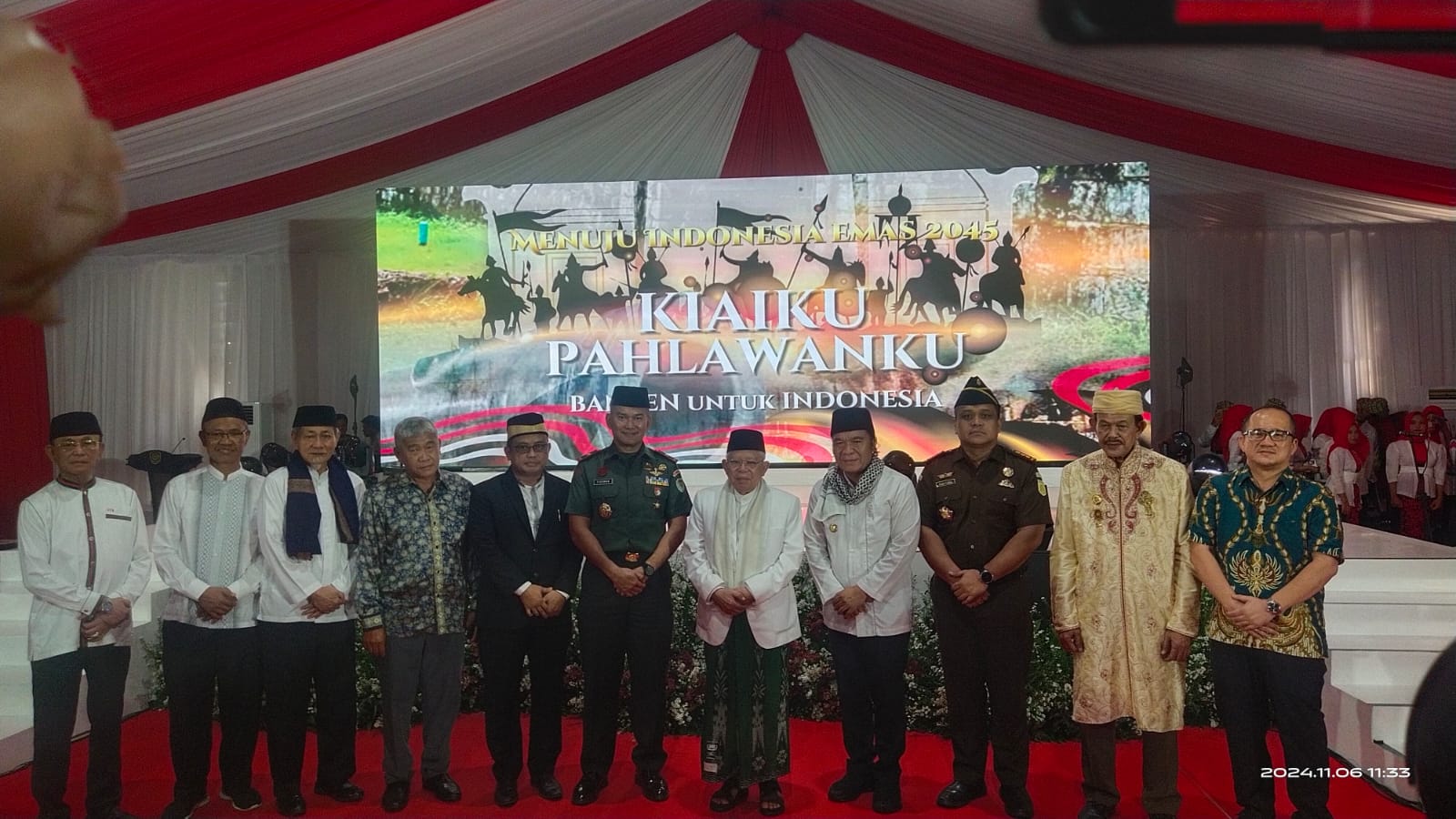 Banten Tempatnya para Ulama dan Jawara, Korem 064 Luncurkan Buku Kiyai Ku Pahlawan Ku.