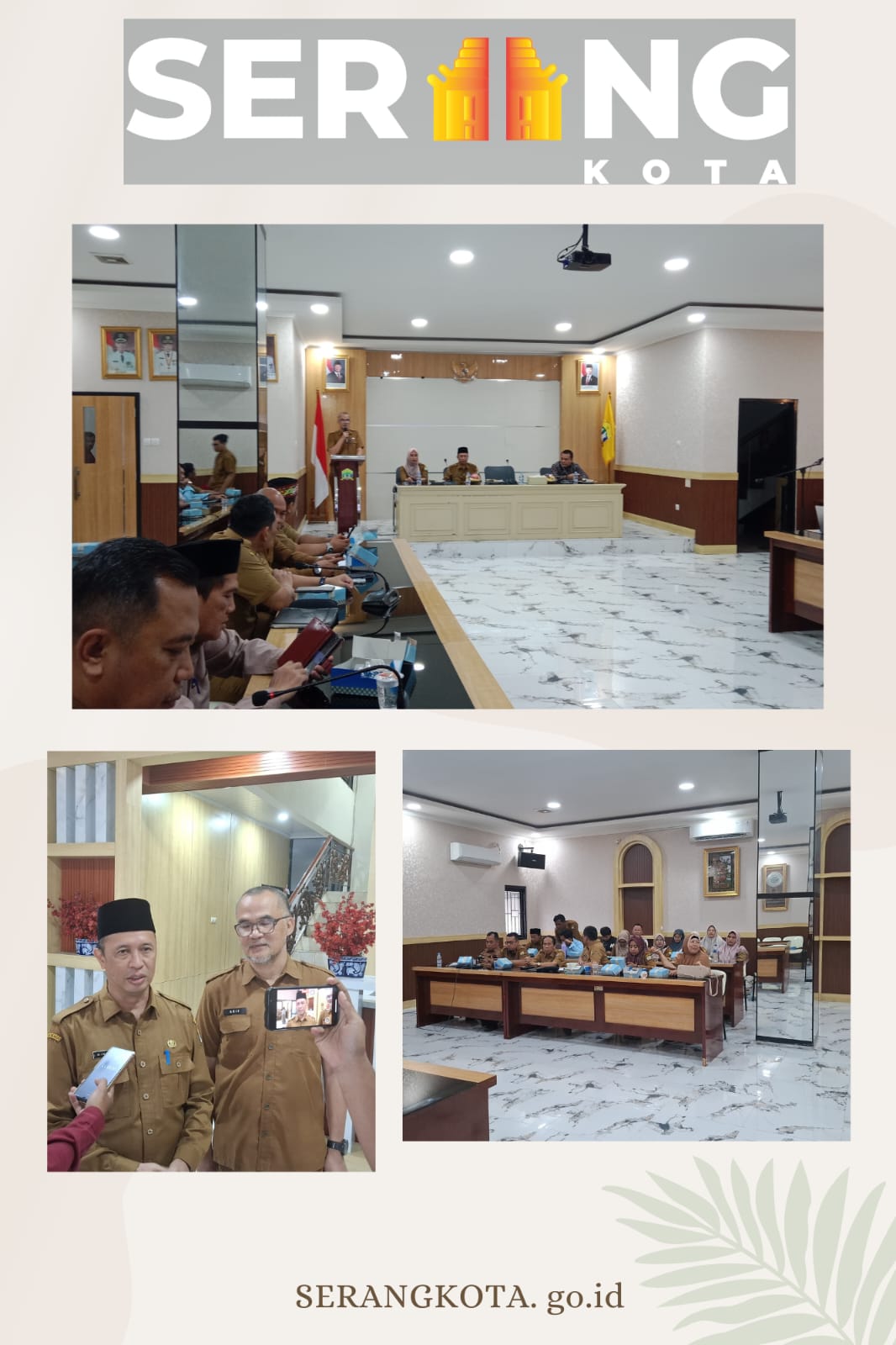 Buka Rakor & Evaluasi, PPID Kota Serang Perlu ada Dorongan.