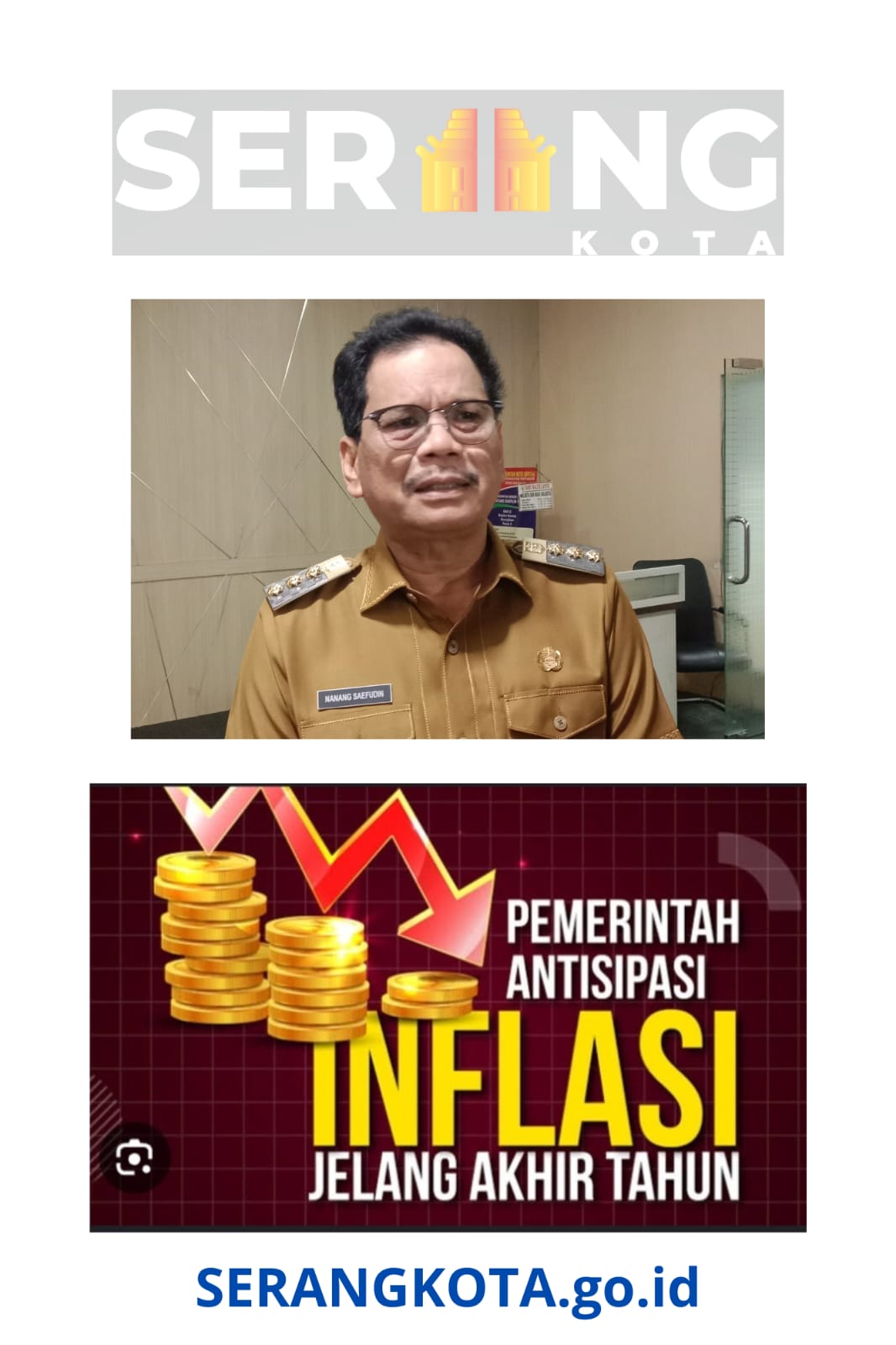 Masih Aman Tapi Harus Hati-hati, Inflasi Kota Serang Capai 2,29% Jelang Nataru.