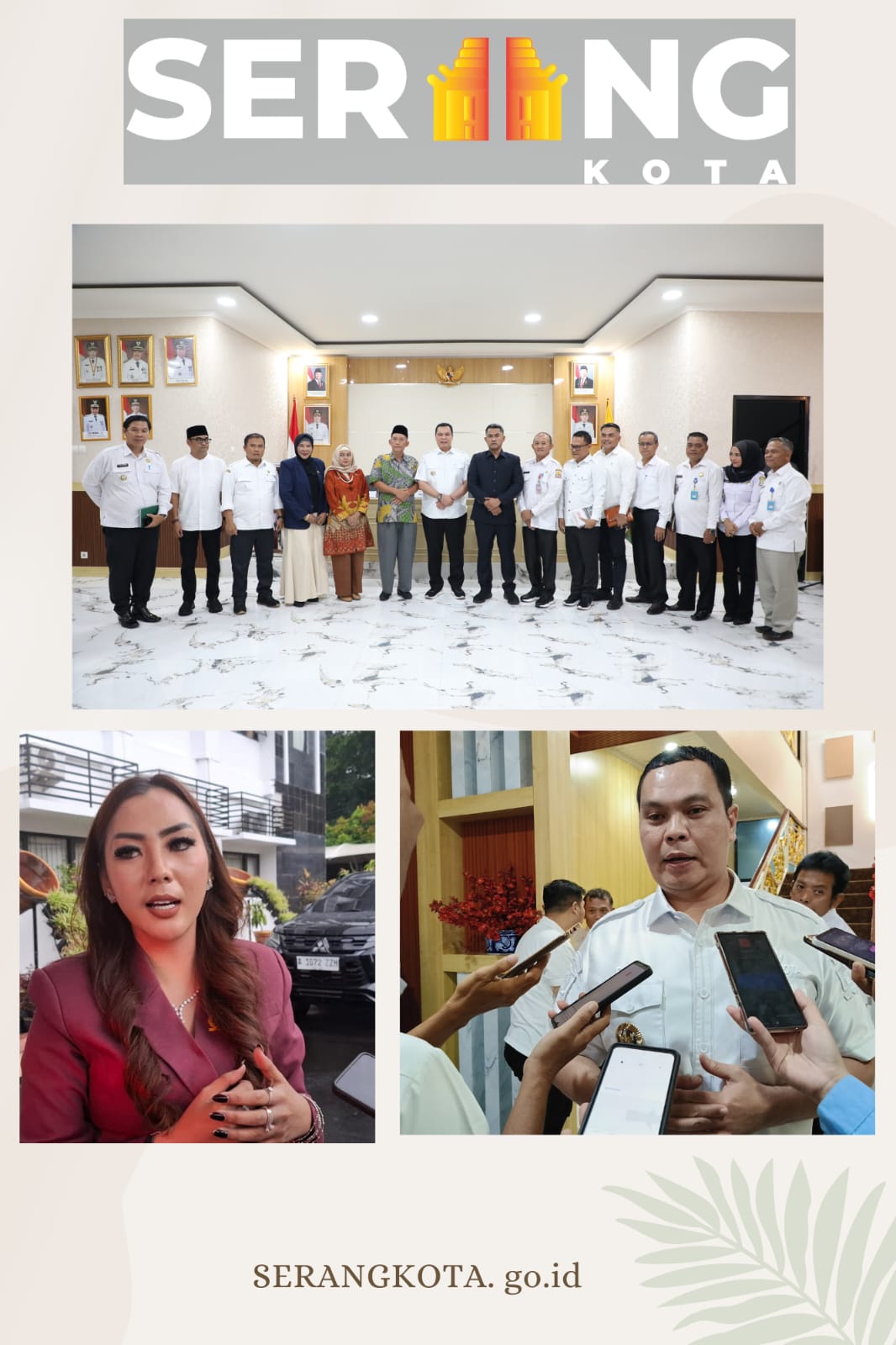 Anggota DPRD Banten Nia Purnama Sari Bawa Aspirasi Masyarakat Ke Pemkot Serang.