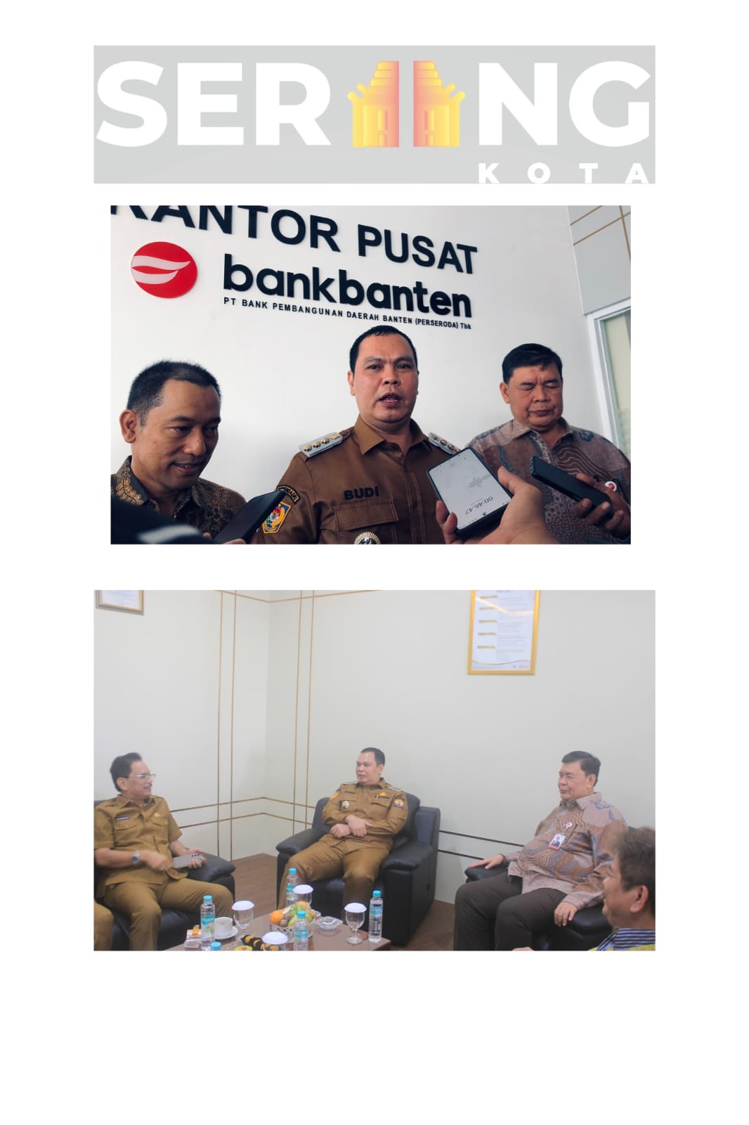 Kunjungi Kantor Baru Bank Banten Pusat, Budi Rustandi: "Hayu Nabung dan Investasi di Bank Banten"