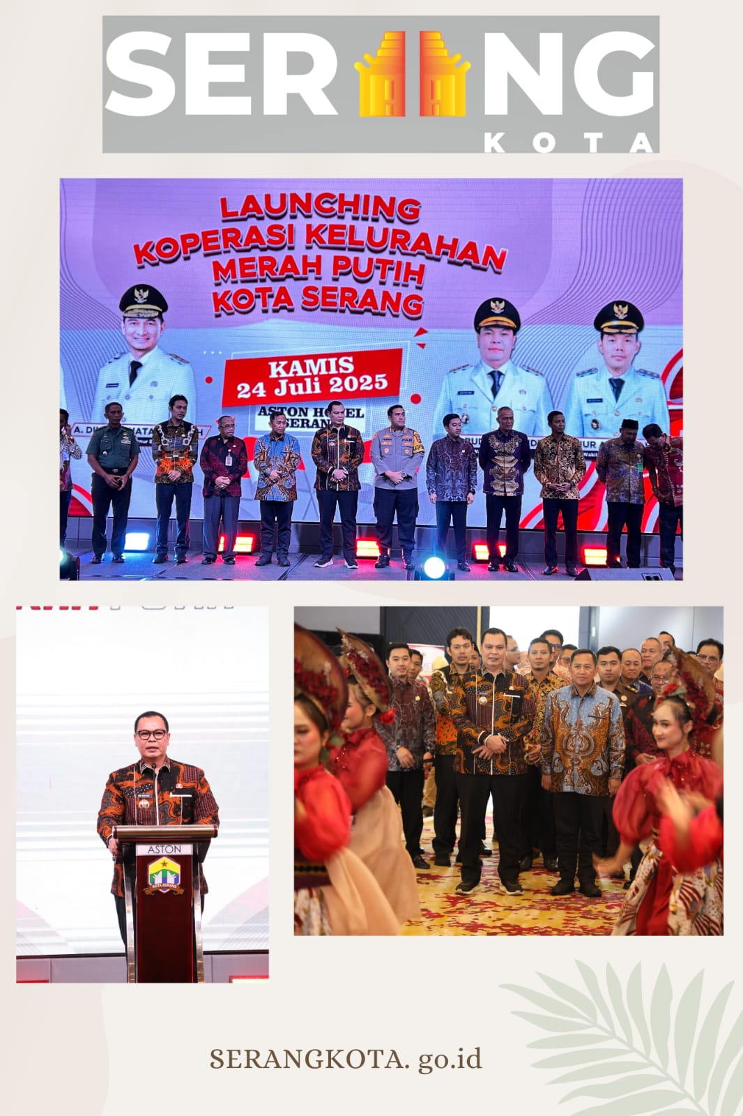 Kota Serang Launching 67 Koperasi Merah Putih: Dorong Peningkatan Ekonomi Masyarakat.