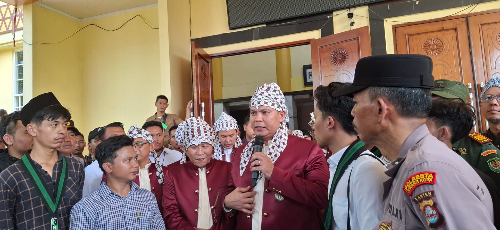 Walikota Budi Rustandi Temui Massa Aksi dari HMI, Teken MoU bersama Kawal Penuntasan Aset Milik Pemkot