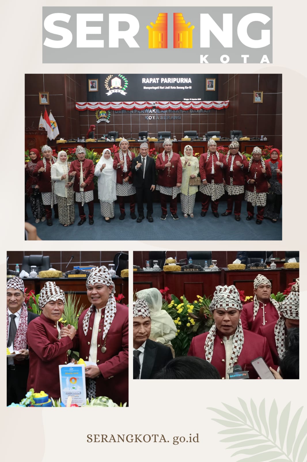 DPRD Kota Serang Dukung Program Pembangunan Wali Kota dan Wakil Wali Kota.