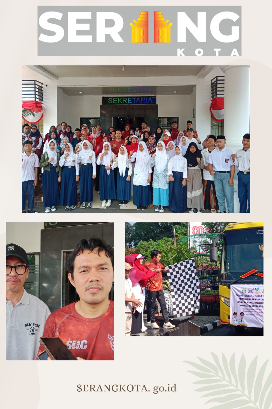 Lepas Siswa SR, Pemkot Serang Dukung Program Sekolah Rakyat untuk Masyarakat Miskin Ekstrem.